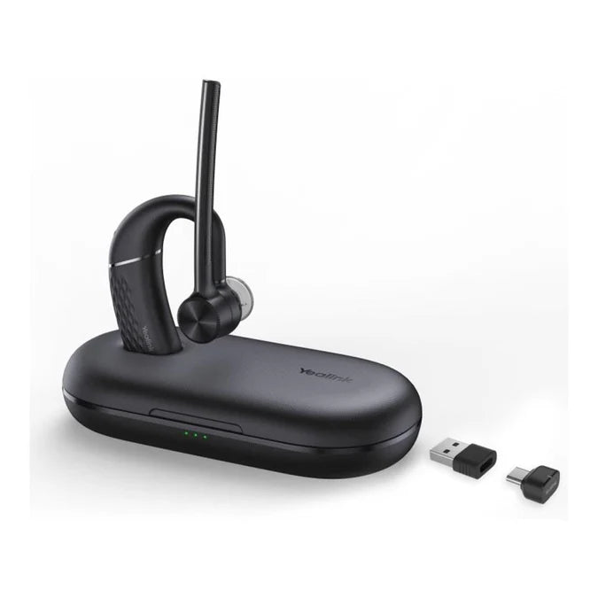Yealink BH71 Pro Mono Bluetooth Headset with Portable Charging Case and BT51 Dongle USB-C/A 1208709