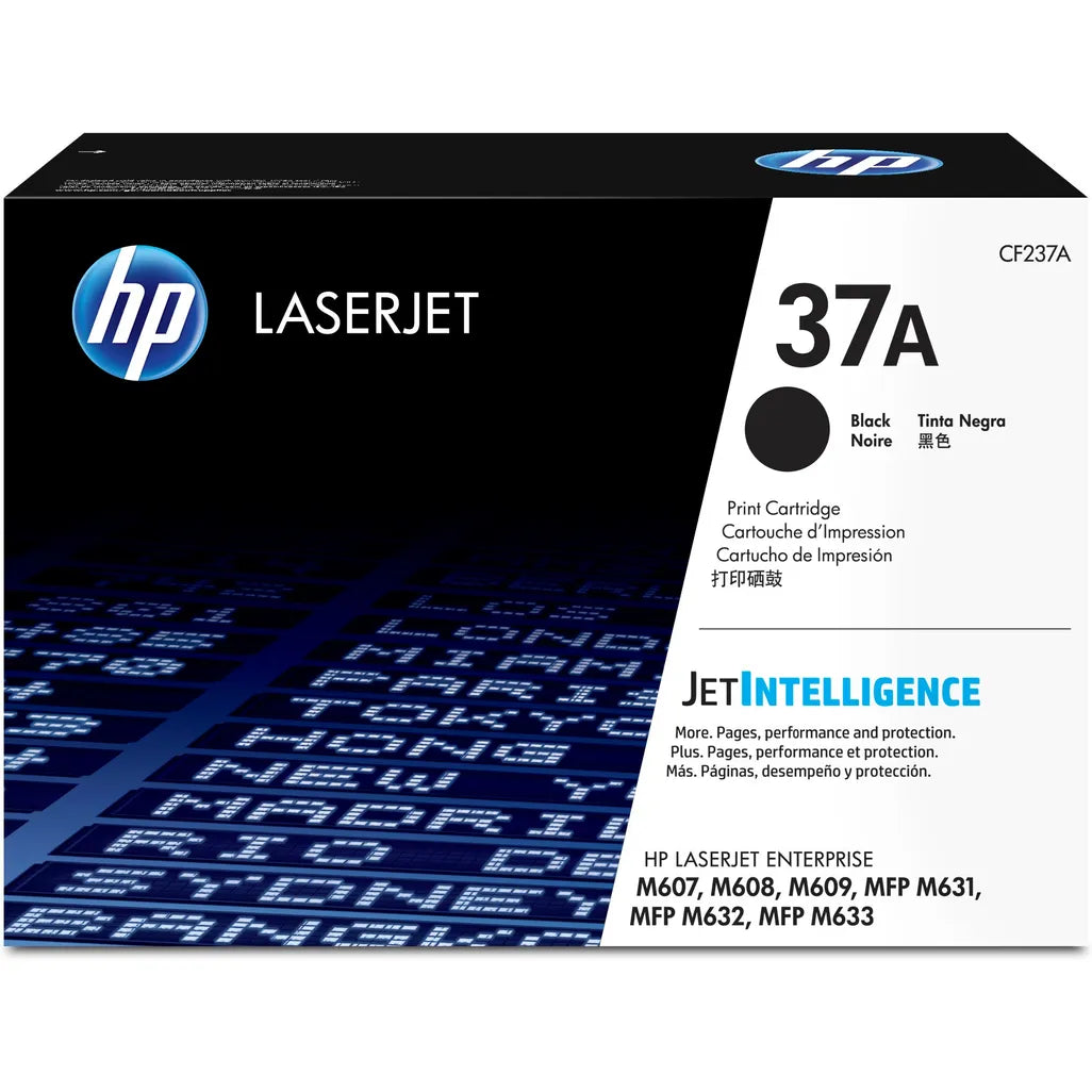 HP 37A Black Original LaserJet Toner Cartridge 11 000 pages. HP