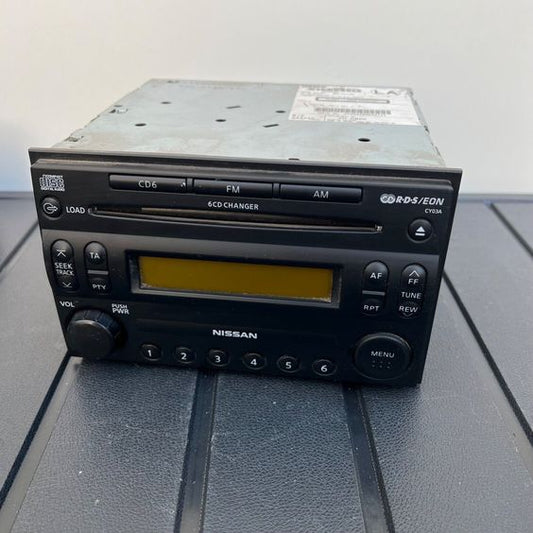 2006-2010 GENUINE NISSAN NAVARA RADIO 6X CD PLAYER PN-2649Nspare or repair