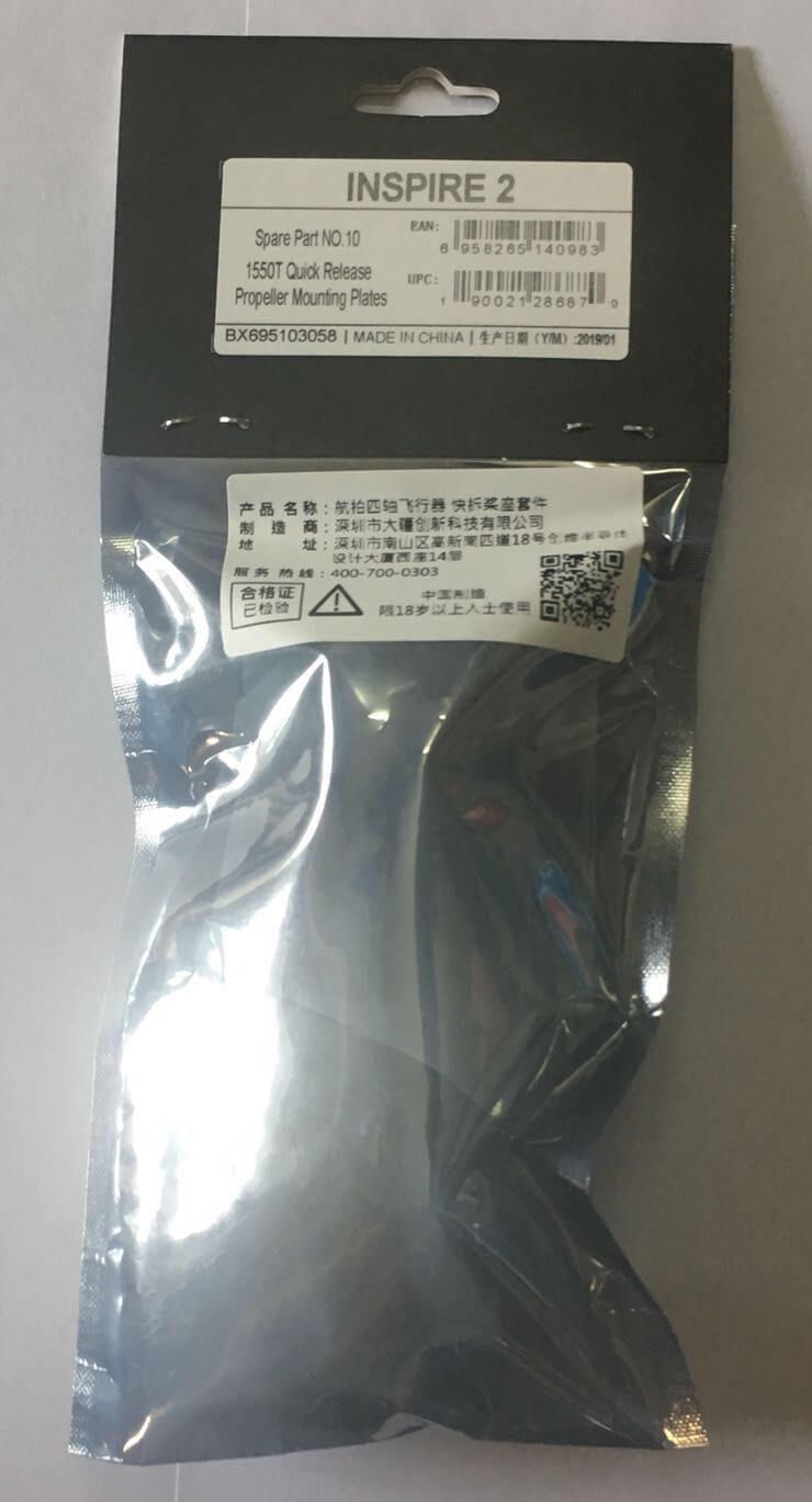 1550T Propellers Mounting Plates for Inspire 2