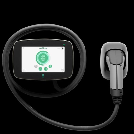 WALLBOX COMMANDER 2 CHARGER, TYPE 2, BLACK, 22KW, 5M