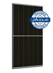 460W N-type Double Glass Bifacial LB Traceable with MC4-EVO2 connectors (Black Frame)