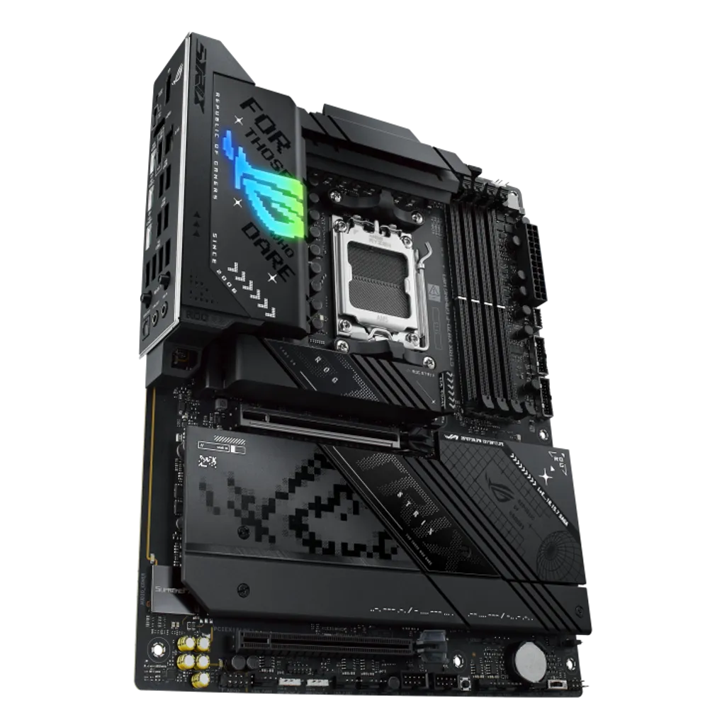 ASUS ROG STRIX X870-F GAMING WIFI, AMD, Socket AM5, AMD Ryzen 7 7th Gen, AMD Ryzen 7 8th Gen, AMD Ryzen 9 7th Gen, AMD Ryzen 9 8th Gen, AMD Ryzen 9..., DDR5-SDRAM, 192 GB, DIMM