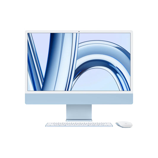 24-inch iMac M3-Chip with 8-core CPU 8-core GPU 256GB - Blue