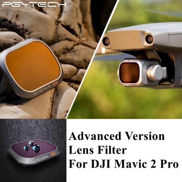 PGYTECH Advanced ND Lens Filter Kit for DJI Mavic 2 Pro (ND8/16/32/64)
