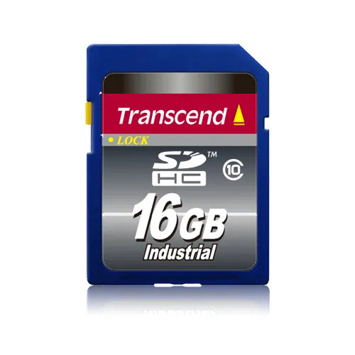 TRANSCEND 16GB INDUSTRIAL SDHC CLASS10 CARD - MLC