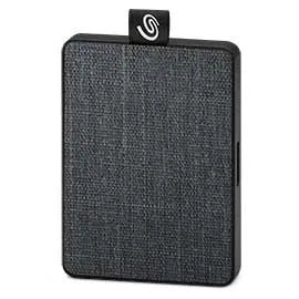 Seagate 500GB One Touch SSD - Black; 2.5''; USB-C; USB 3.0