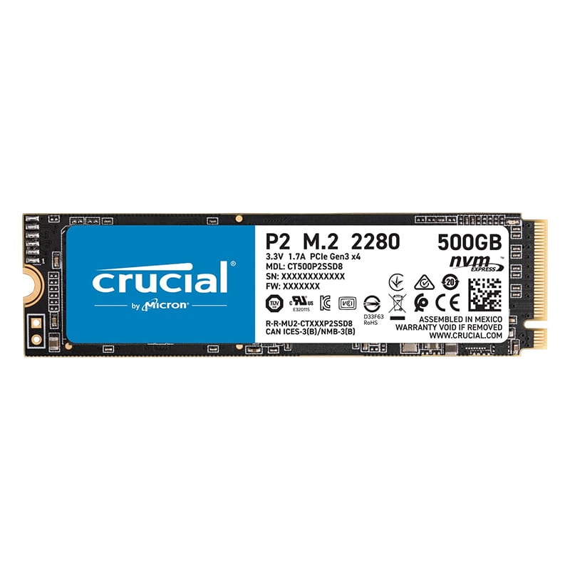 Crucial P2 500GB M.2 NVMe 3D NAND SSD – TecAfrica Solutions