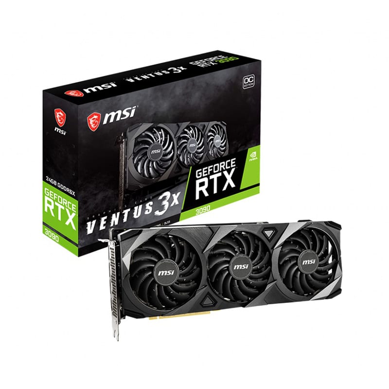 MSI Nvidia GeForce RTX 3090 Ventus 3X OC 24GB GDDR6X 384-BIT