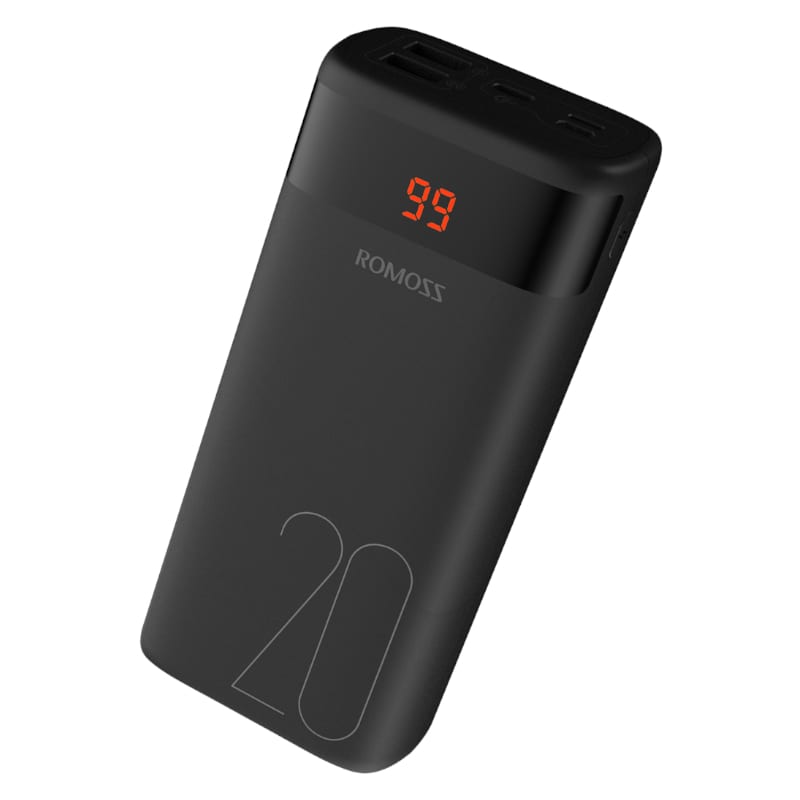 ROMOSS ARES 20 | 20000MAH POWER BANK – BLACK - TecAfrica Solutions