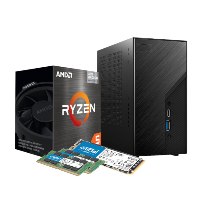 PCBuilder AMD Ryzen 5 5600G ESPIONAGE Windows 11 ASRock Mini PC - TecAfrica Solutions