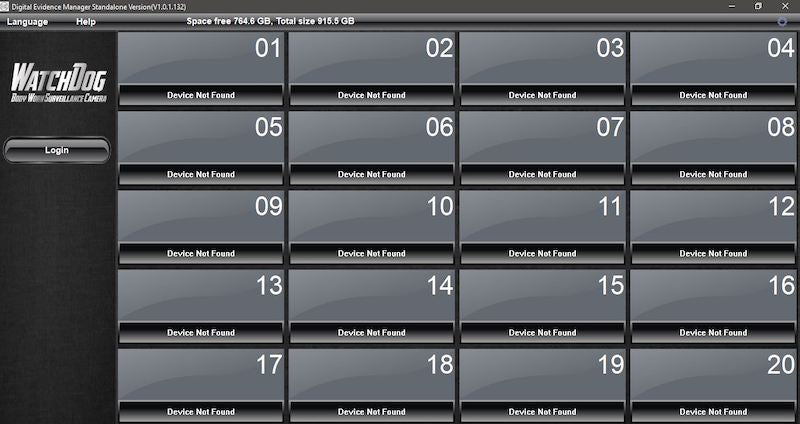 WatchDog DEMS V3 Management Software for WatchDog DOC9 Body Worn Camera