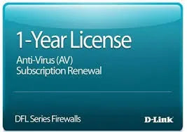 DFL-870 NetDefend AV Subscription for 12 Months (Virtual)