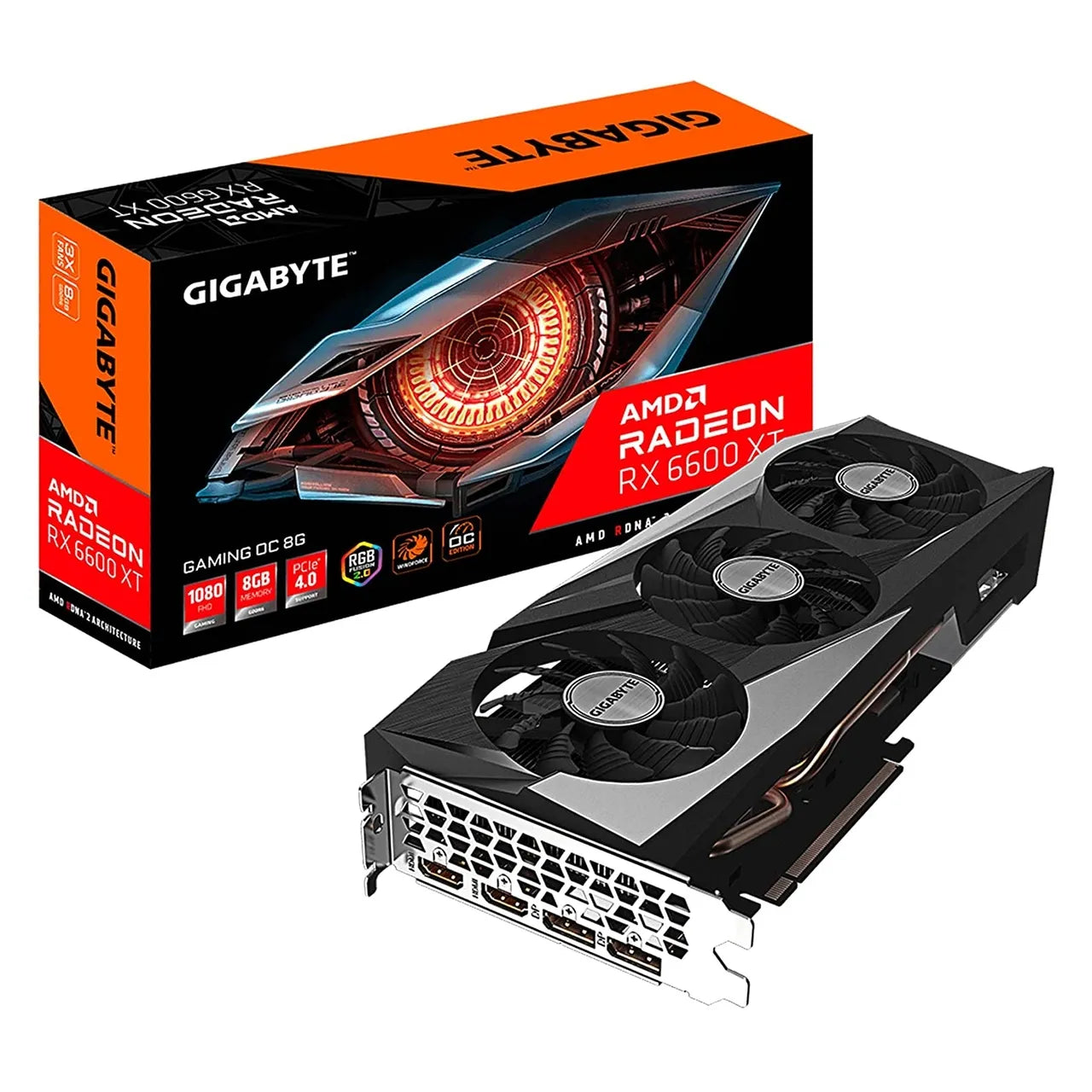 GIGABYTE AMD RX6600XT GAMING OC - 8GB GDDR6 2xHDMI/2xDP.