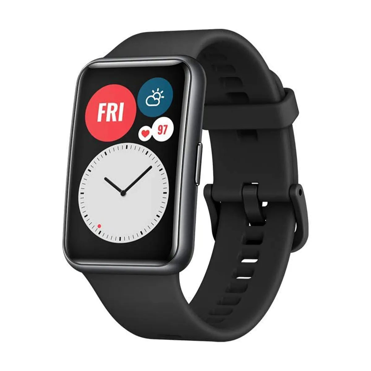 Huawei Watch FIT Black 1.64'; AMOLED color screen;Resolution:456x280 pixels;The long strap is 120mm;short strap is 80mm.46mm×30