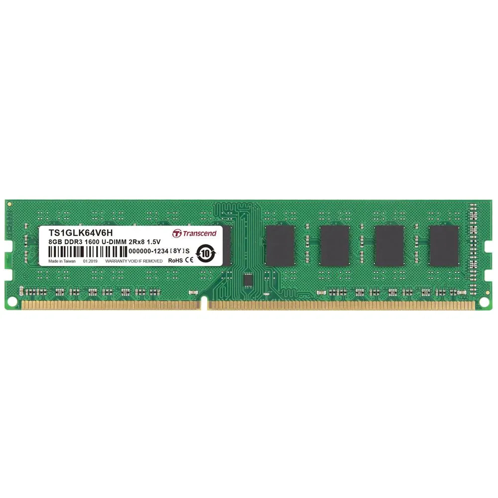 TRANSCEND 8GB DDR3-1600 DESKTOP DIMM CL11