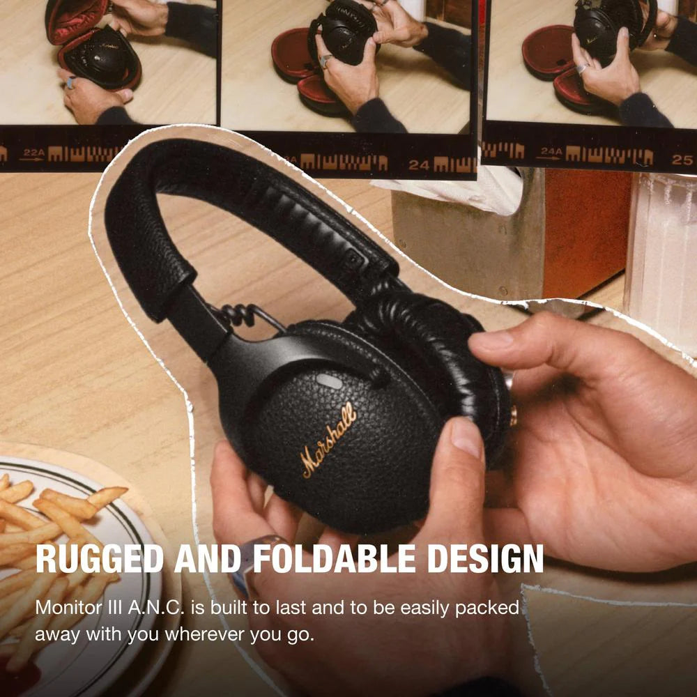 Marshall Monitor III BT ANC Over-Ear Headphone-Black