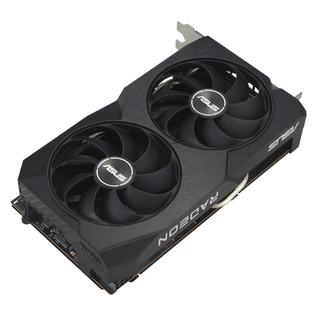 ASUS Dual -RX7600-O8G-V2, Radeon RX 7600, 8 GB, GDDR6, 128 bit, 7680 x 4320 pixels, PCI Express 4.0 - TecAfrica Solutions