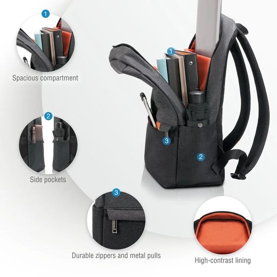 EVERKI 106 LIGHT LAPTOP BACKPACK 15.6''.