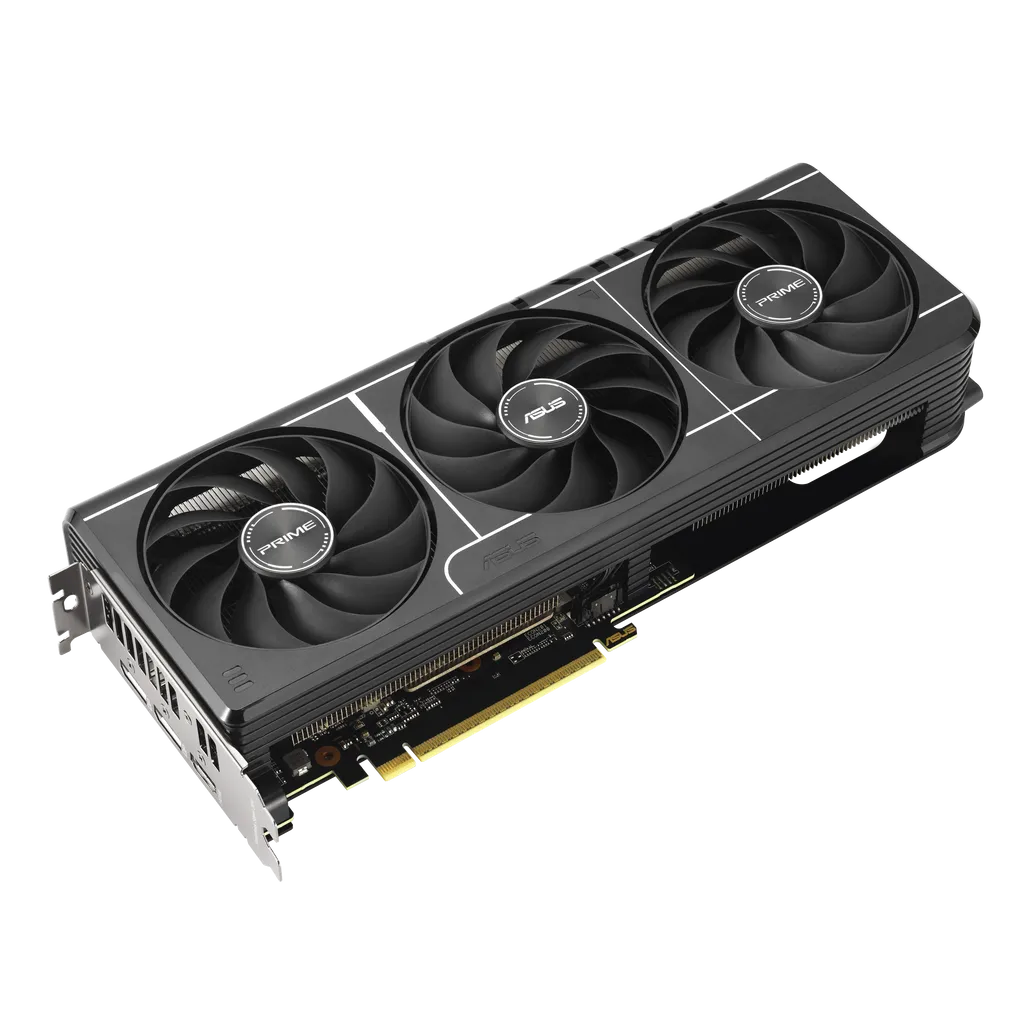 ASUS Prime Radeon RX 9060 XT O16G, Radeon RX 9060 XT, 16 GB, GDDR6, 128 bit, 7680 x 4320 pixels, PCI Express 5.0