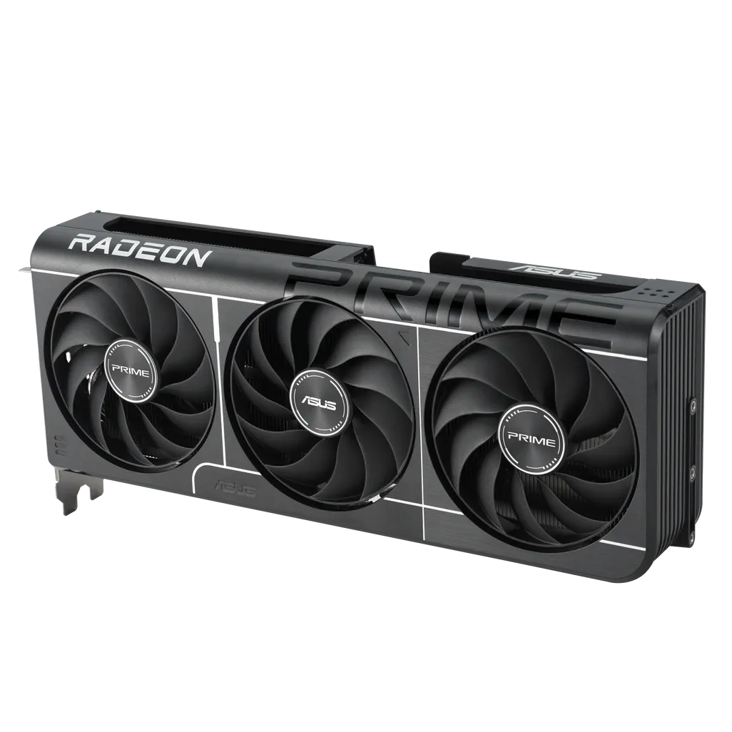 ASUS Prime Radeon RX 9060 XT O16G, Radeon RX 9060 XT, 16 GB, GDDR6, 128 bit, 7680 x 4320 pixels, PCI Express 5.0
