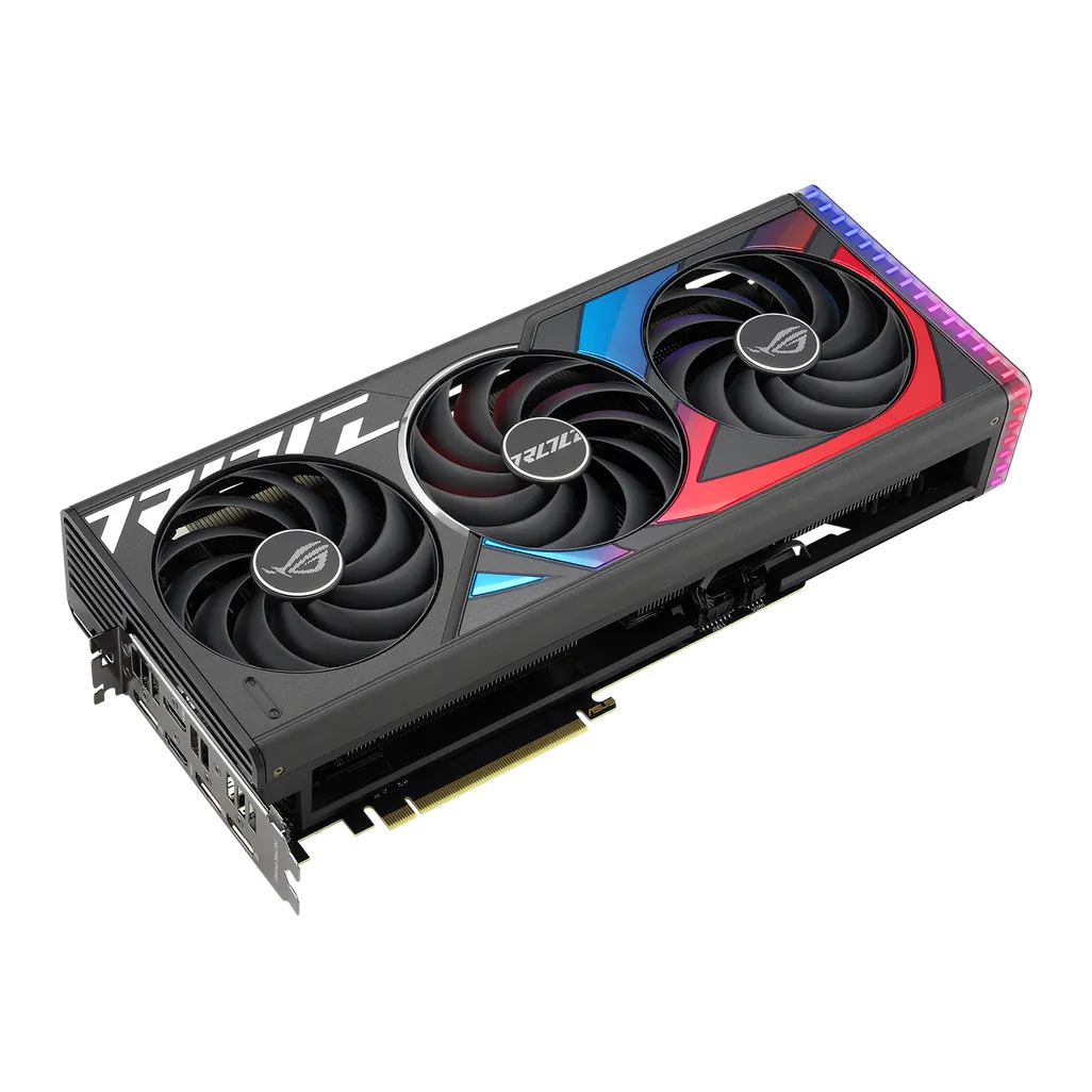 ASUS ROG -STRIX-RTX4070TIS-O16G-GAMING, GeForce RTX 4070 Ti SUPER, 16 GB, GDDR6X, 256 bit, 7680 x 4320 pixels, PCI Express 4.0