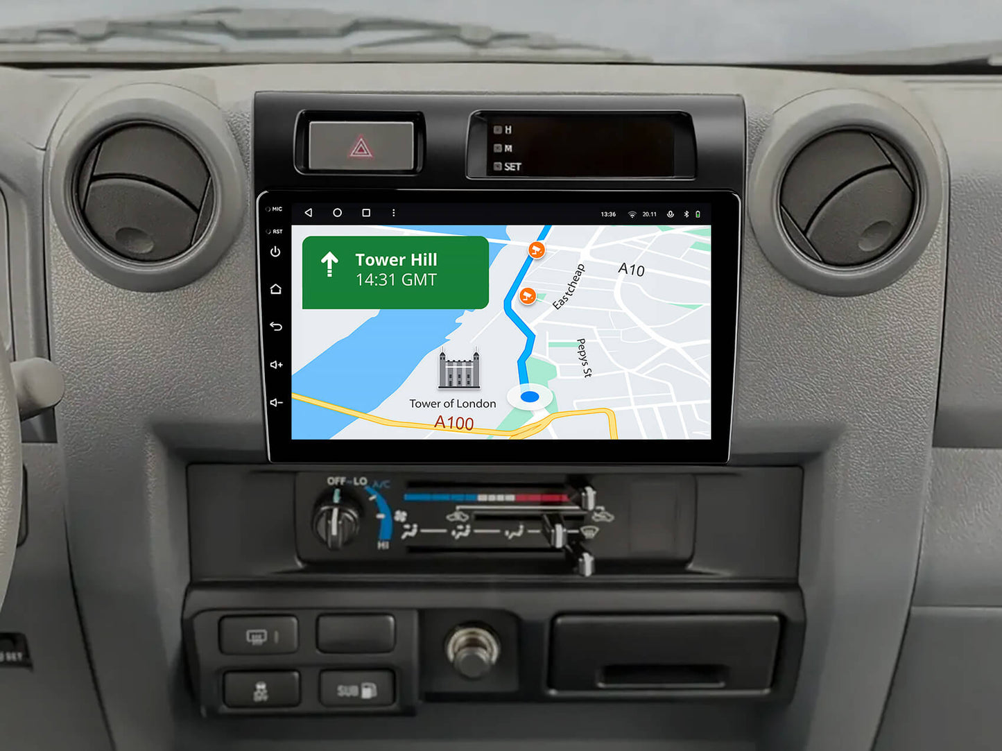 Toyota Landcruiser Land Cruiser LC 70 Series Android Headunit 2gb + 32gb