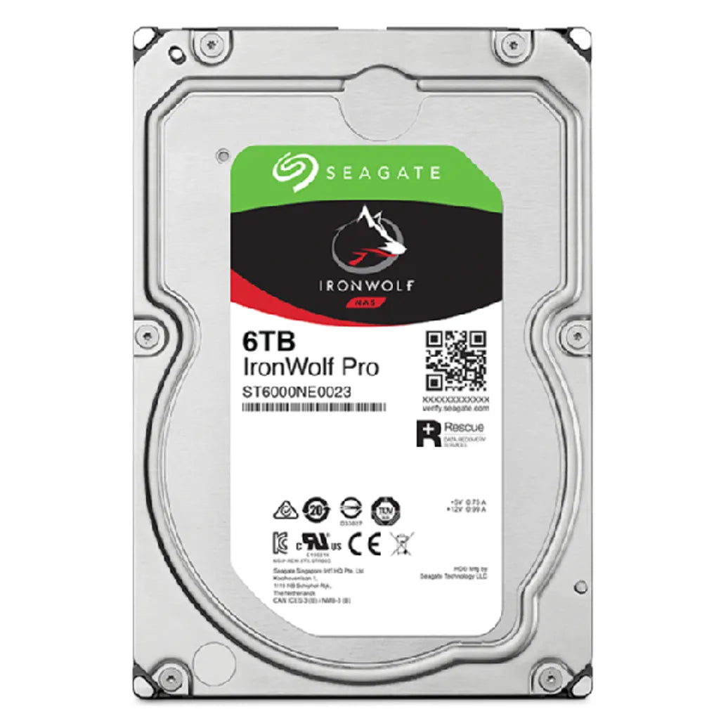 Seagate IronWolf Pro 6TB ST6000NT001, 3.5", 6000 GB, 7200 RPM