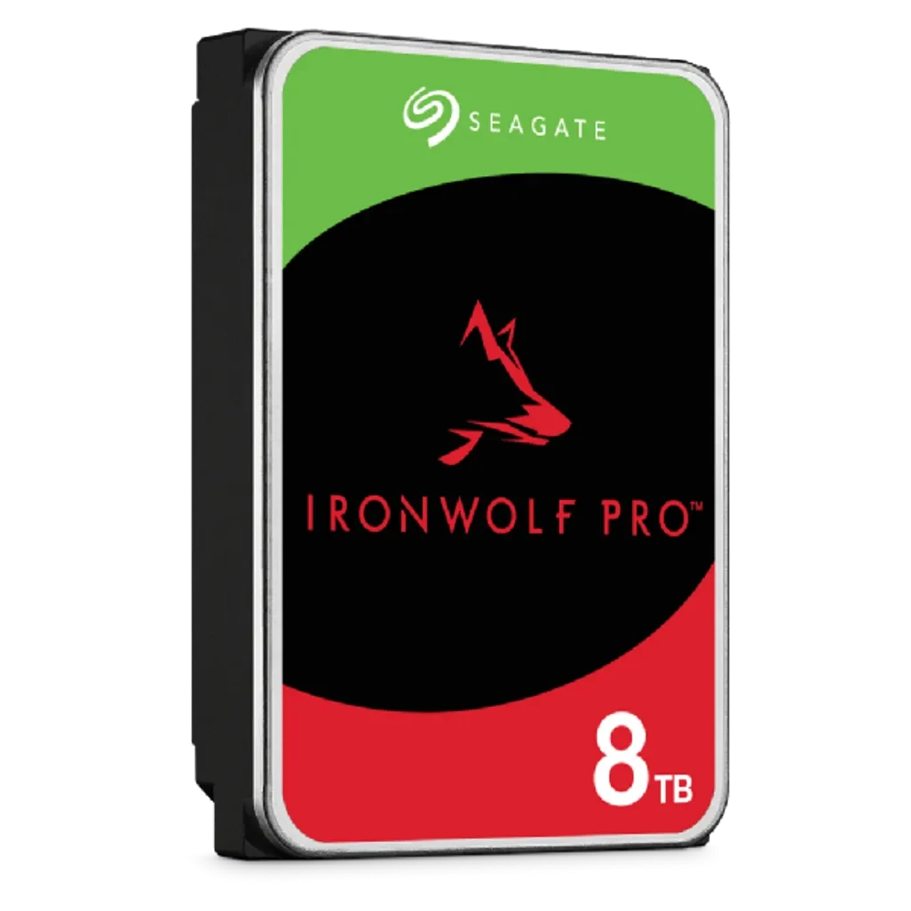 Seagate IronWolf Pro ST8000NT001, 8 TB, 7200 RPM, 256 MB, 3.5", Serial ATA III