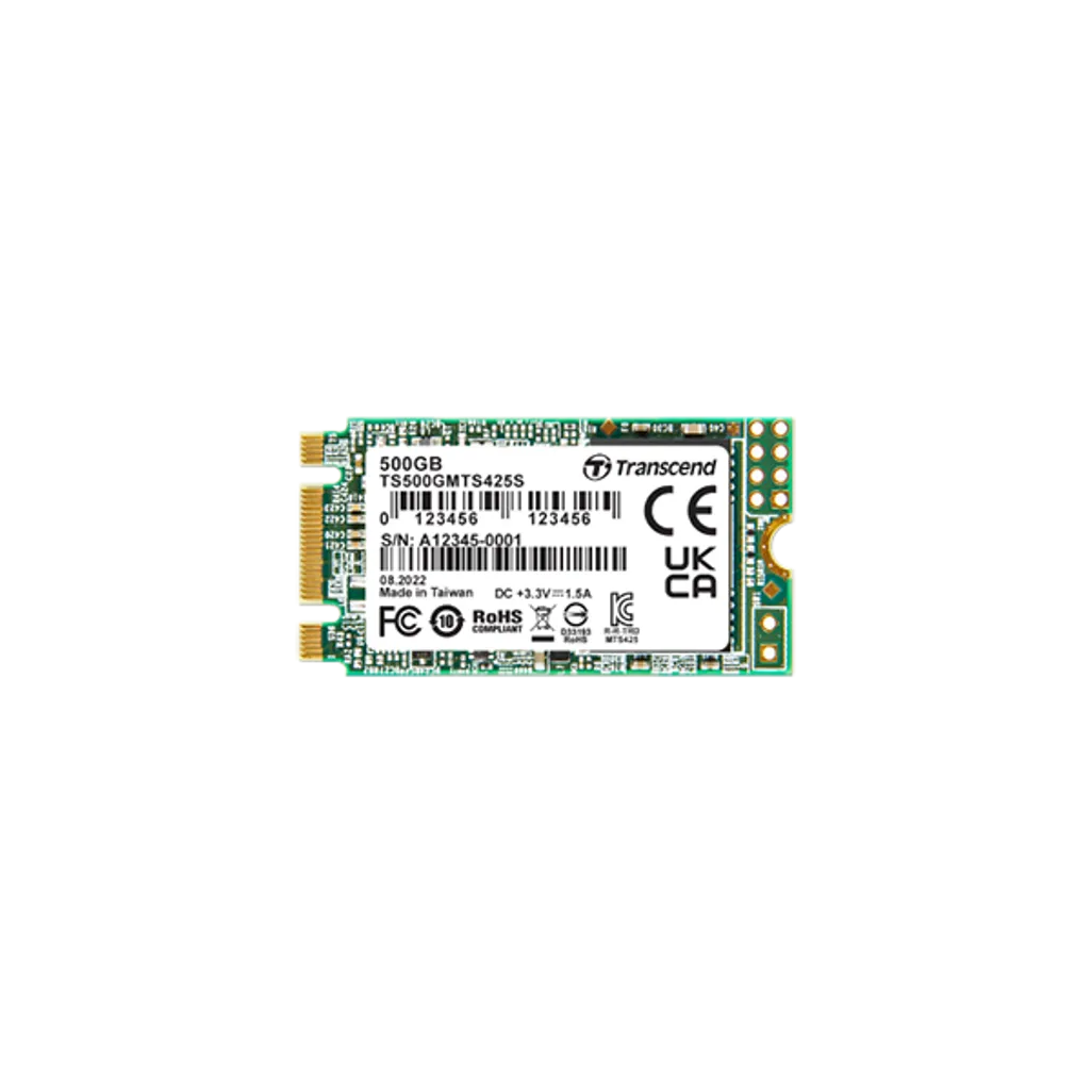 Transcend 425S, 500 GB, M.2, 530 MB/s, 6 Gbit/s - TecAfrica Solutions