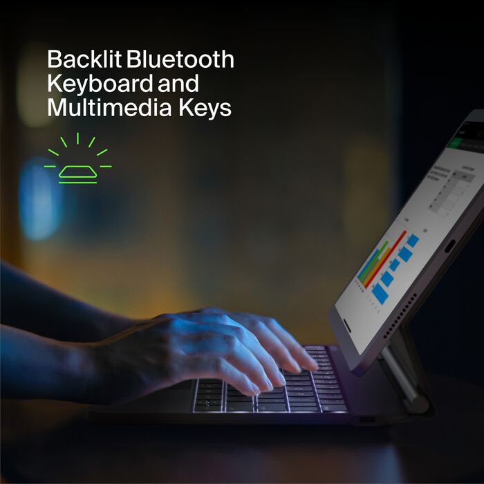 Pro Keyboard Case with Magnetic Stand for iPad Pro 11" (M4)