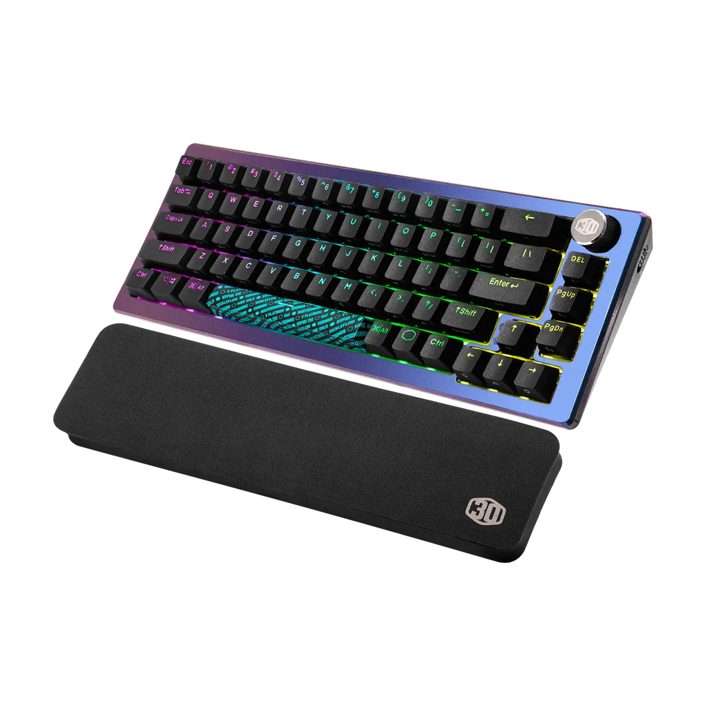 Cooler Master Peripherals MK721 30th Anniversary Edition, 65%, Wired & Wireless, USB + RF Wireless + Bluetooth, Mechanical, QWERTY, LED - TecAfrica Solutions