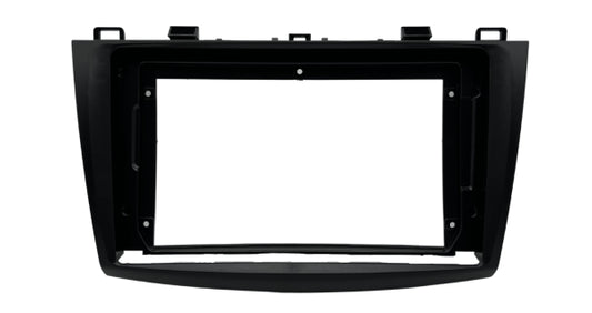 9-Inch Android Car Stereo with Wireless Apple CarPlay, Android Auto, GPS Navigation, and Trim Plate for Mazda3 (2004-2018)