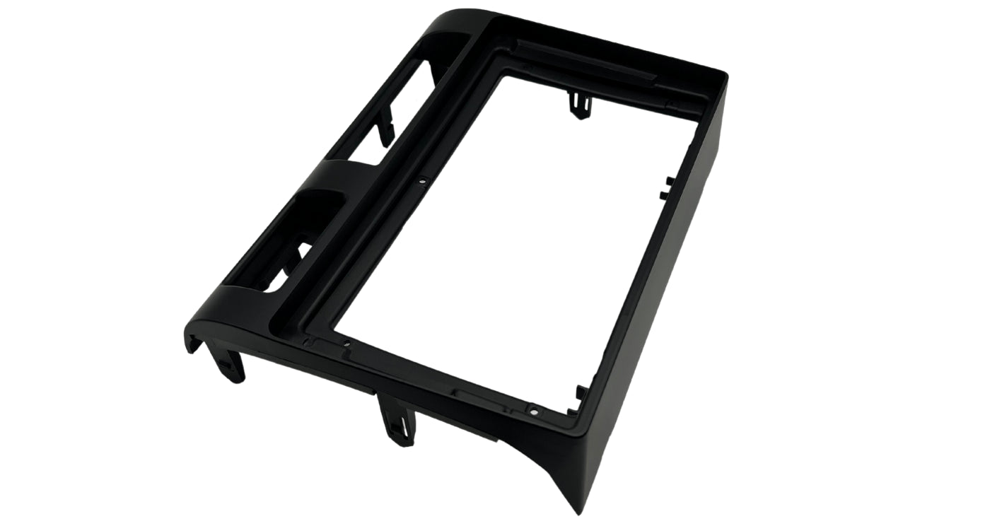 9-Inch Double DIN Trim Plate with Steering Wheel Control Harness for Toyota Land Cruiser 70 Series 2007–2023