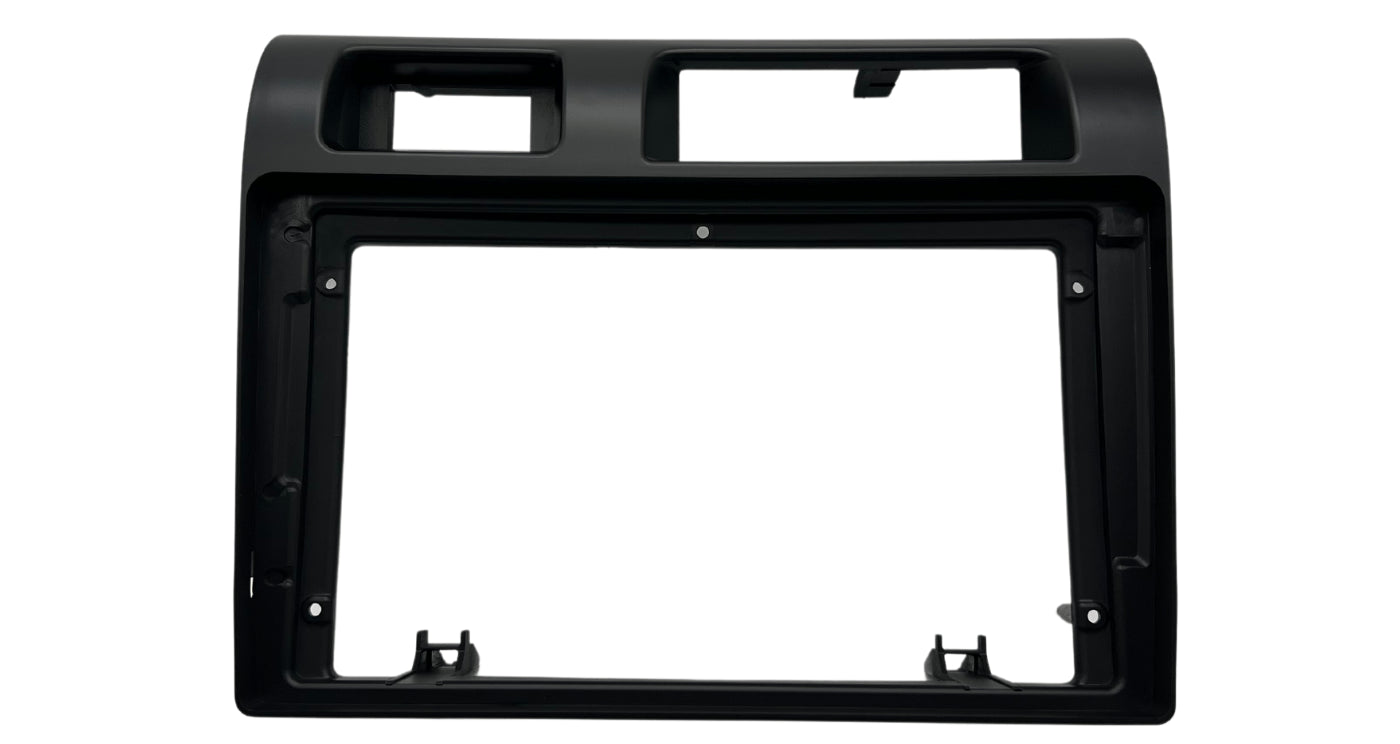 9-Inch Double DIN Trim Plate with Steering Wheel Control Harness for Toyota Land Cruiser 70 Series 2007–2023