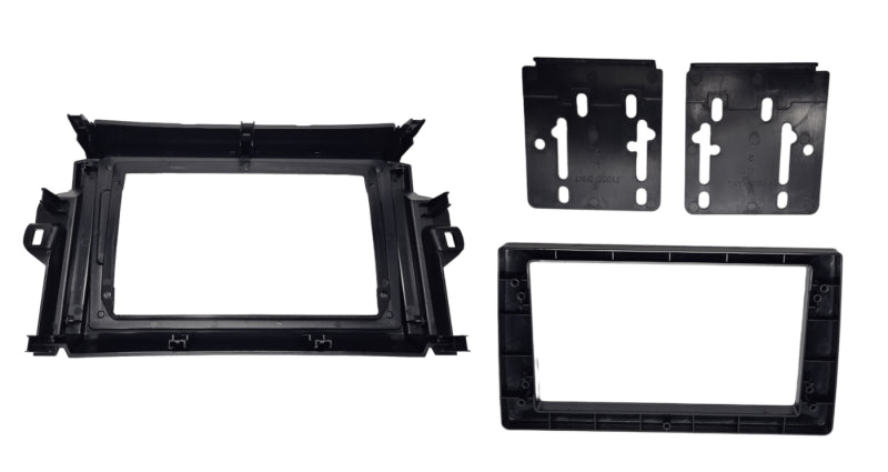 9-Inch/10-Inch Double DIN Trim Plate with Steering Wheel Control Harness for Toyota Fortuner 2015–2023
