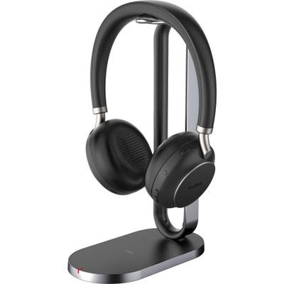 Yealink Headset with Active Noice Cancellation (ANC), USB-A Connection, Black, Wireless Charging, MS Teams Certified