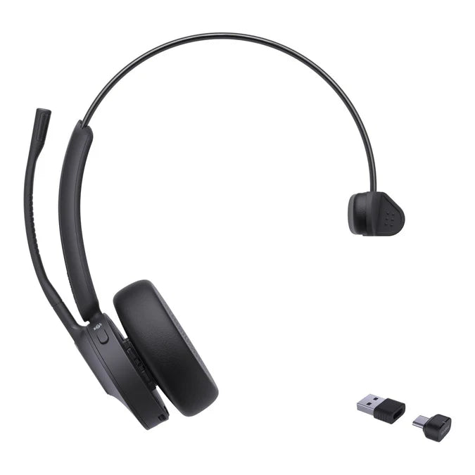 Yealink BH70 Mono Bluetooth Headset, Teams Certified, USB-C/A Connection