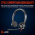 POLY BLACKWIRE 3325 STEREO MICROSOFT TEAMS CERTIFIED HEADSET - TecAfrica Solutions