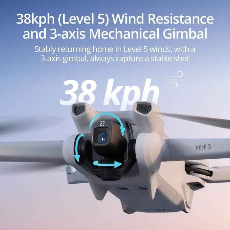DJI Mini 3 Ultra-Lightweight 4K HDR Drone (PRE-OWNED)
