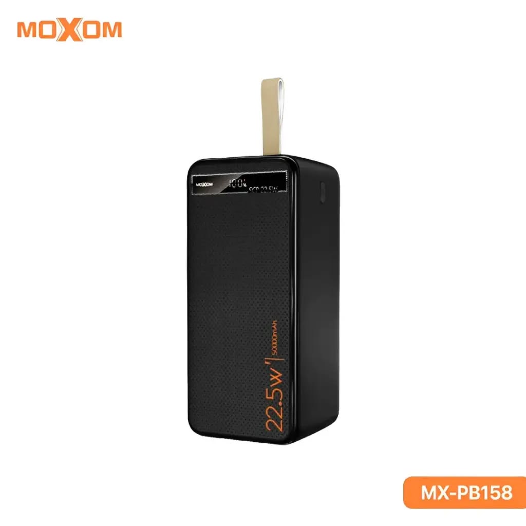 MOXOM 50000MAH PD POWERBANK WITH BUILT IN CABLES - TecAfrica Solutions