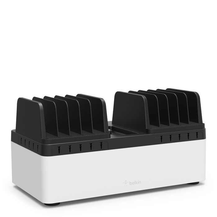 Belkin - AC Classroom Charging Station w/ Fixed Dividers for Laptops & Tablets - Up To 10 Devices (for Charging - please pair with extra accessory - sold seperatley B2B139VF)