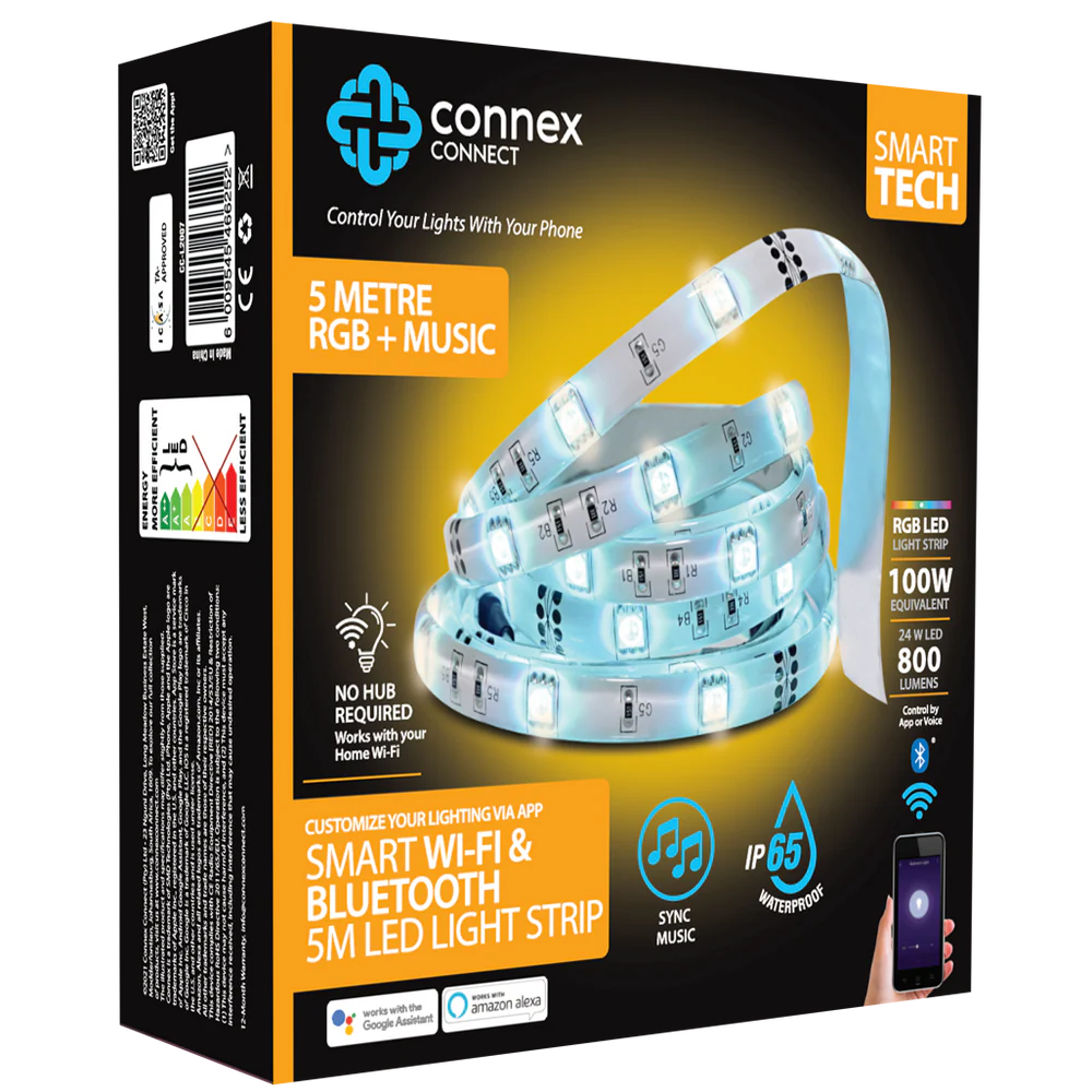 Smart WiFi Strip 5M 24W LED RGB