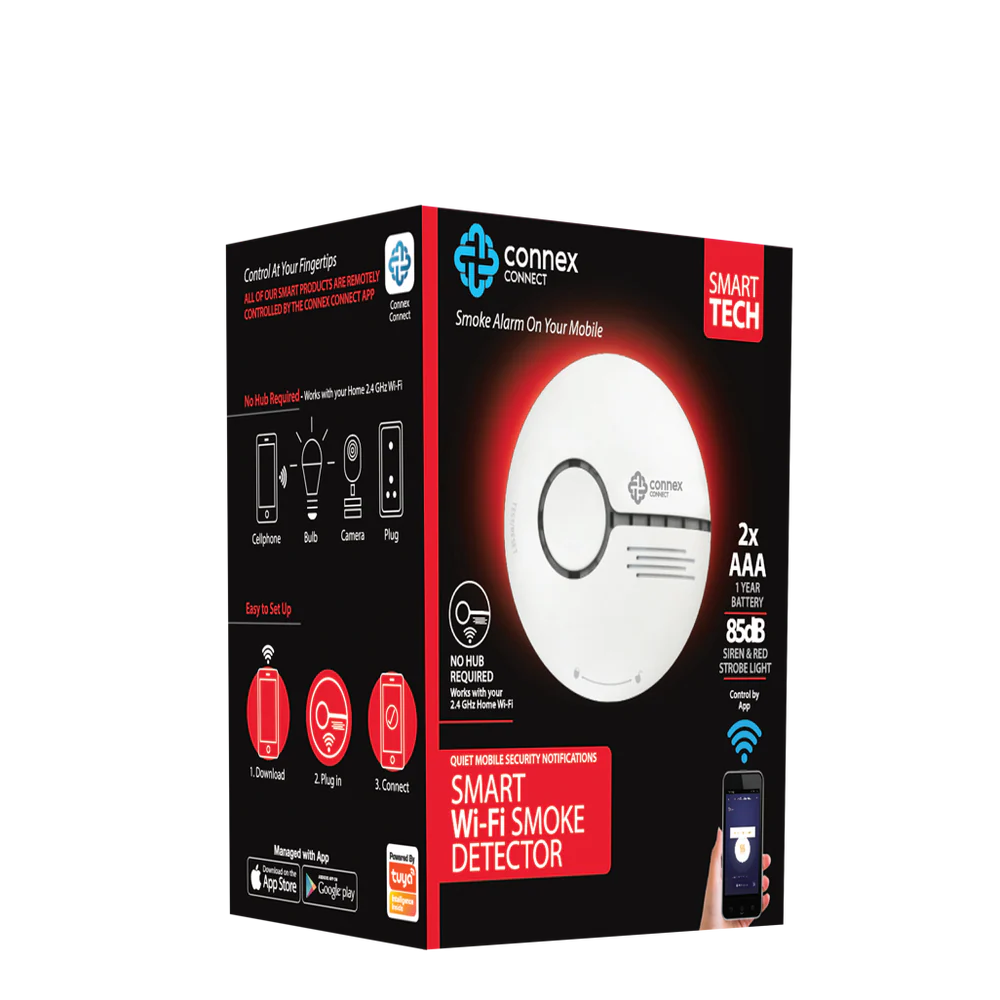 Smart WiFi Smoke Detector Alarm