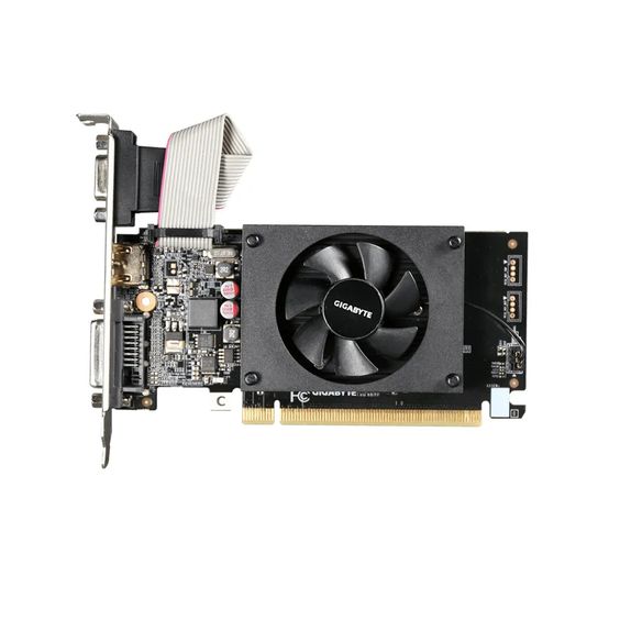 GIGABYTE nVidia GeForce® GT 710 2GB GDDR3 VGA/DVI-DI/HDMI.