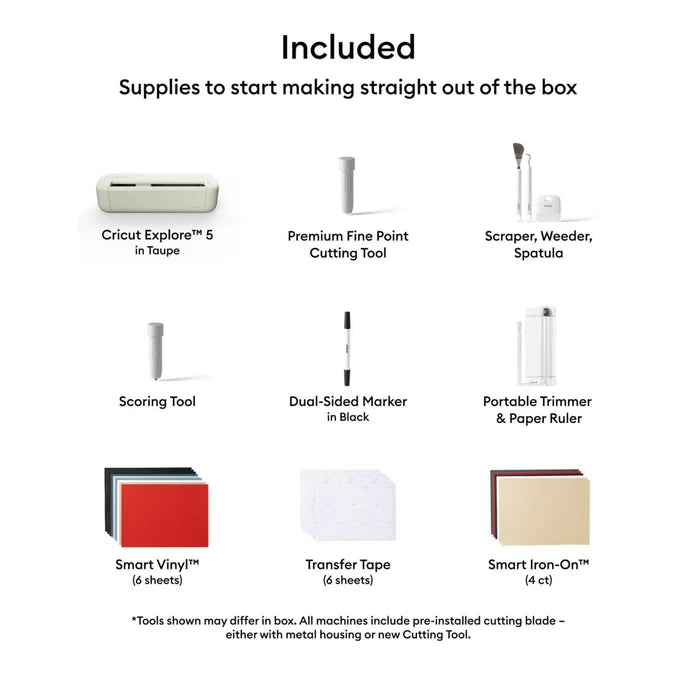 Cricut Explore 5 Essential Bundle