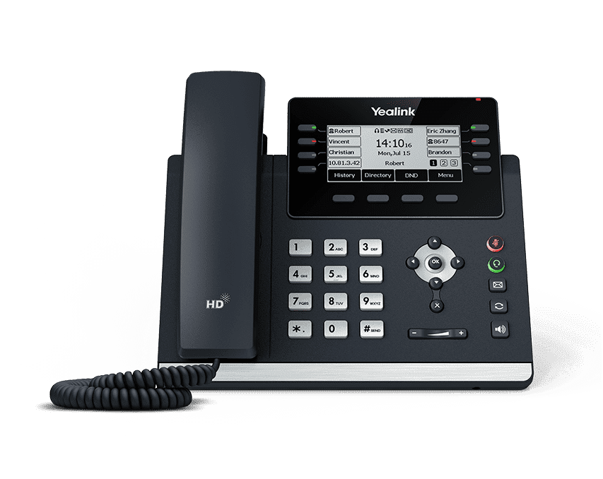 Yealink T43U Advanced Gb IP Phone With Dual USB Ports, Excludes PSU