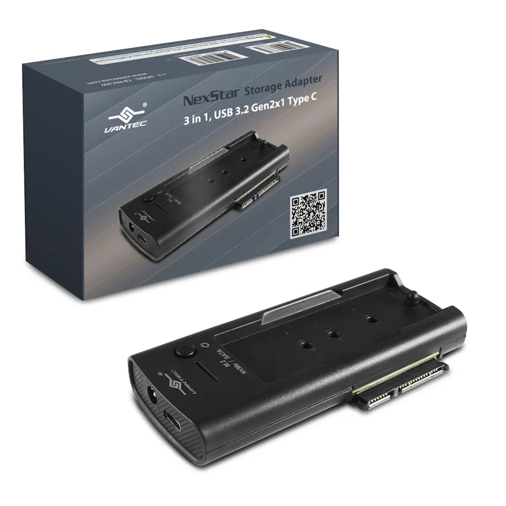 NexStar Storage Adapter; 3 in 1; USB 3.2 Gen2x1 Type C - TecAfrica Solutions