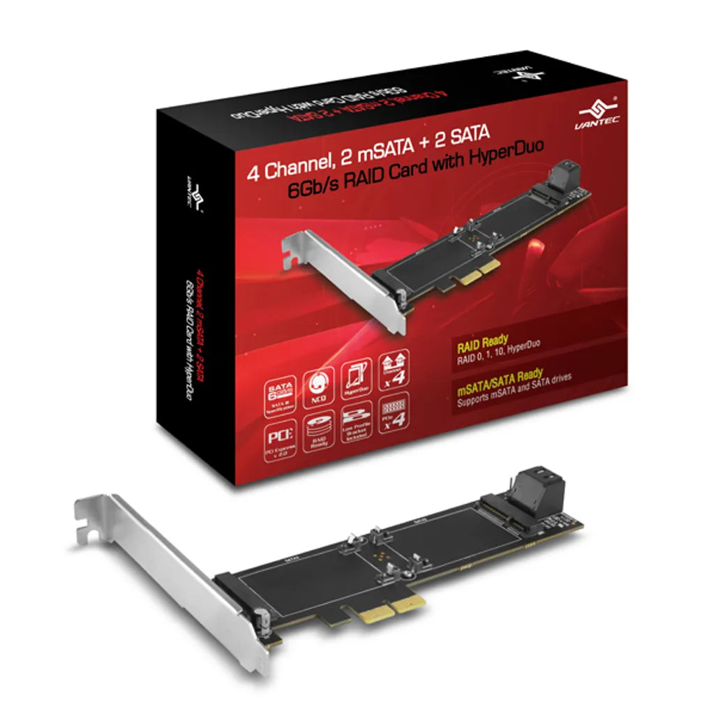 Vantec UGT-MST644R, PCI, mSATA, SATA, 6 Gbit/s - TecAfrica Solutions