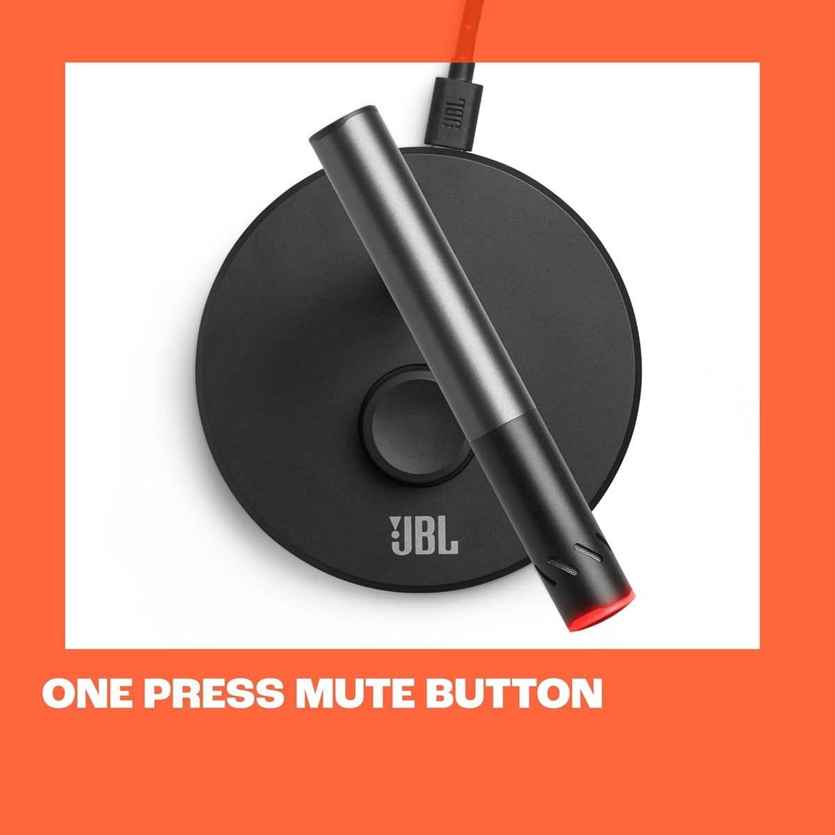 JBL Quantum Stream Talk USB Microphone for Streaming, Recording and Gaming